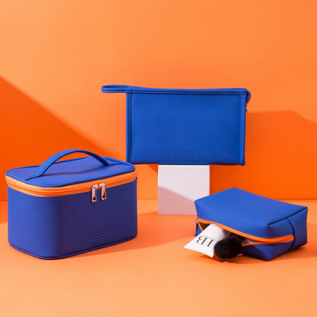 MIRASON Makeup Bag Set of 3 Cute Cosmetic Travel Bag Organizer Pouch S –  mirasonshop