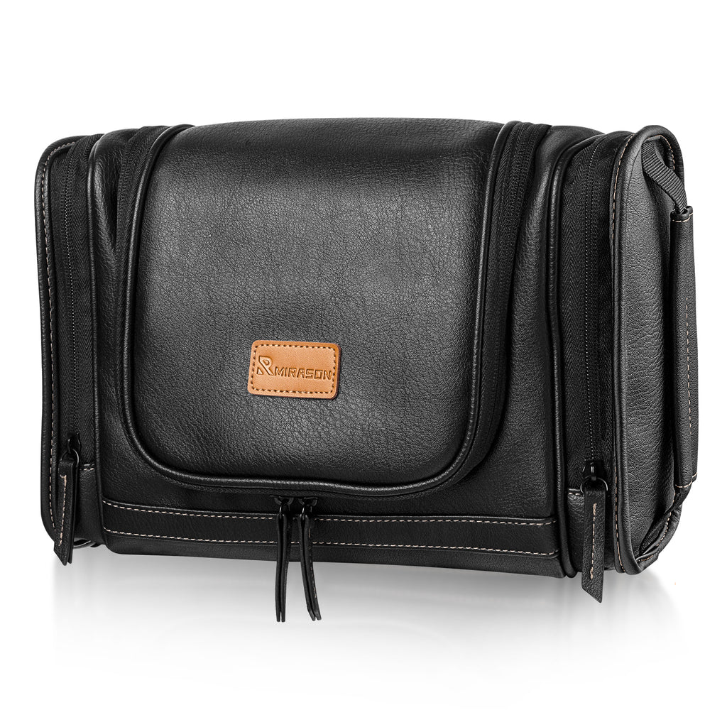 china men travel toiletry bag Hanging Toiletry Bag for Men Dopp Kit Waterproof Leather Travel Organi – mirasonshop